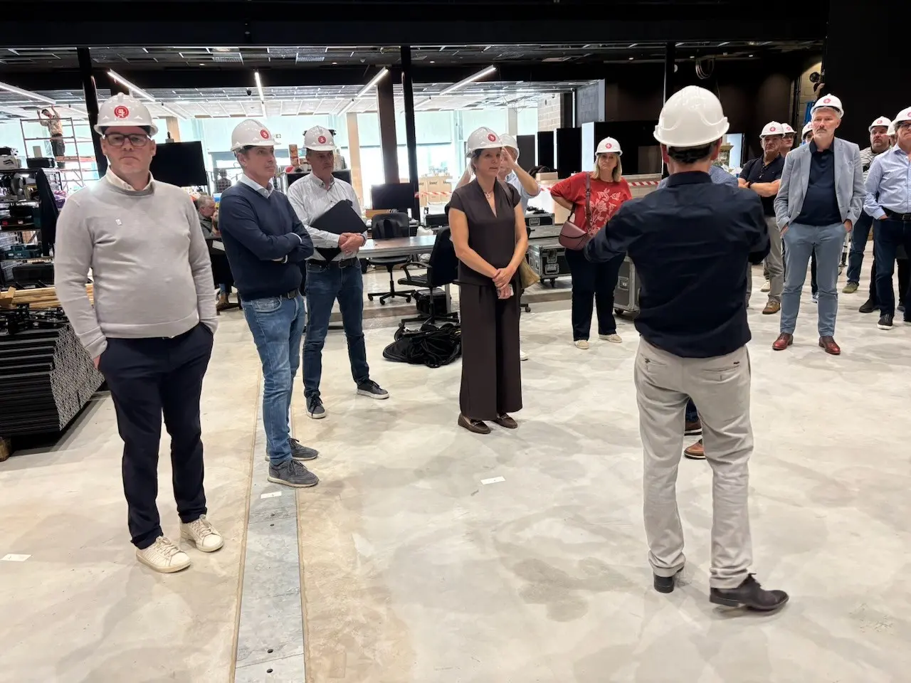 Tour of the Arena under construction