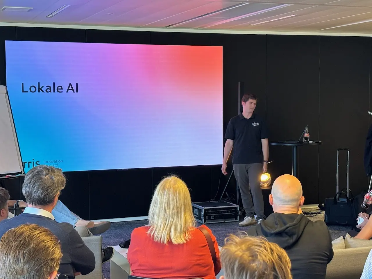 Sirris explains at the second steering group how local AI works