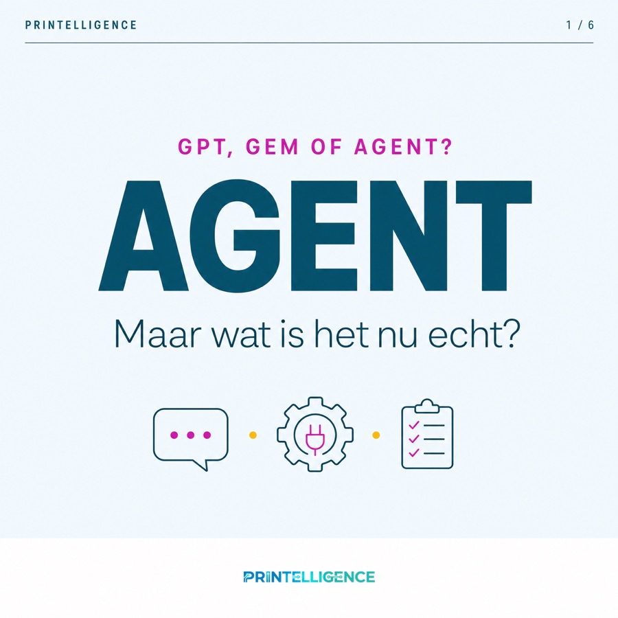 First slide of the carousel: Agent: GPT, Gem or agent? But what is it really?